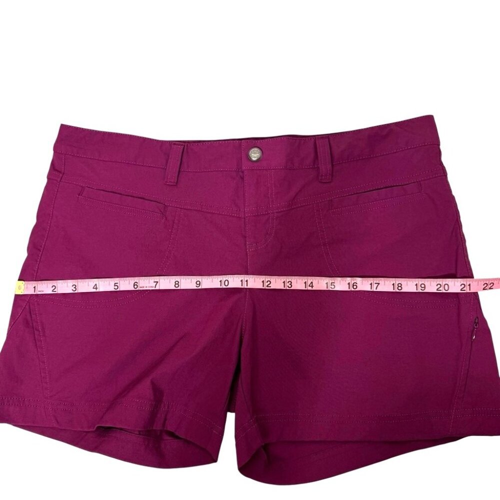 Athleta Dipper Shorts Pink Purple Size 16 Quick Dry 4" Inseam Pockets Casual - Picture 6 of 16